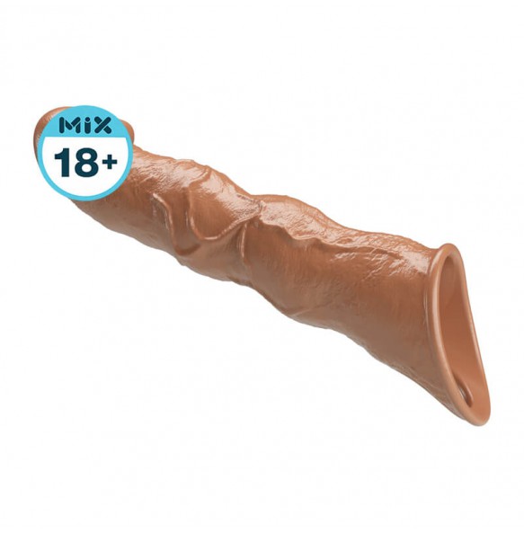PRETTY LOVE - Ragna Extension Penis Sleeve (Brown Color)